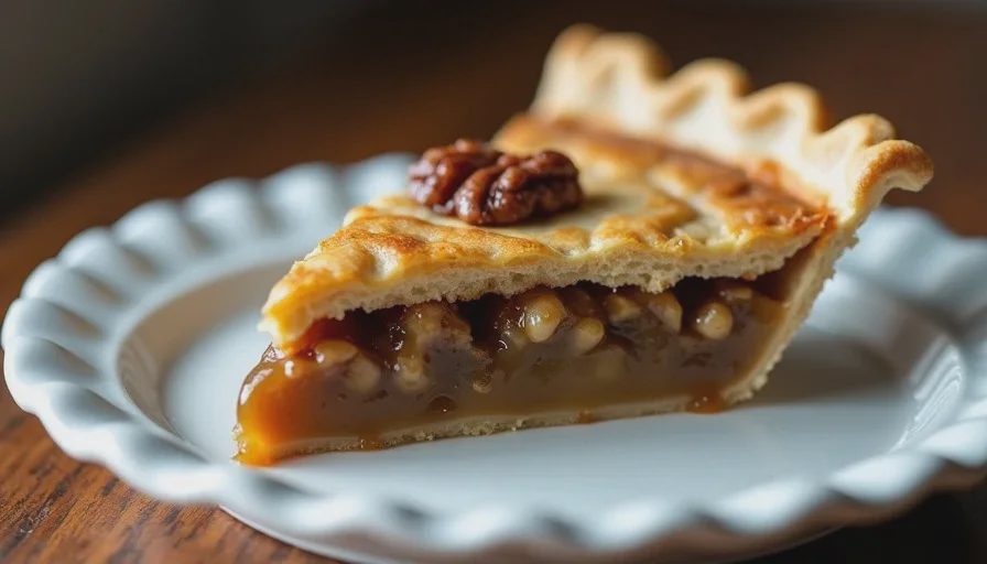 My Mom's Pie Crust + My Probe Thermometer = The One That Actually Flakes