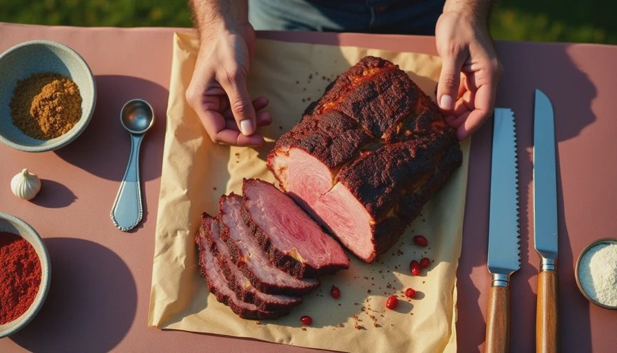 Illustration for pastrami rub seasoning