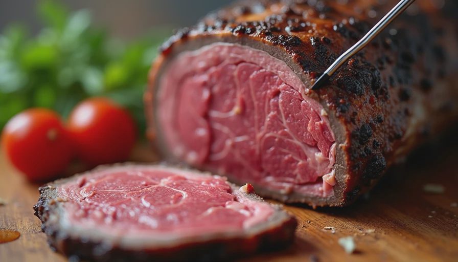 Visual context for what temp for roast beef