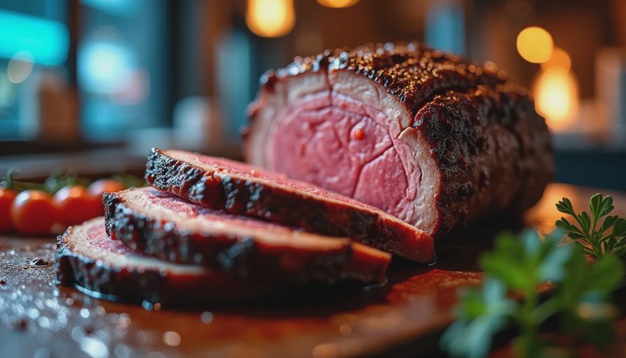Visual context for beef cross rib roast